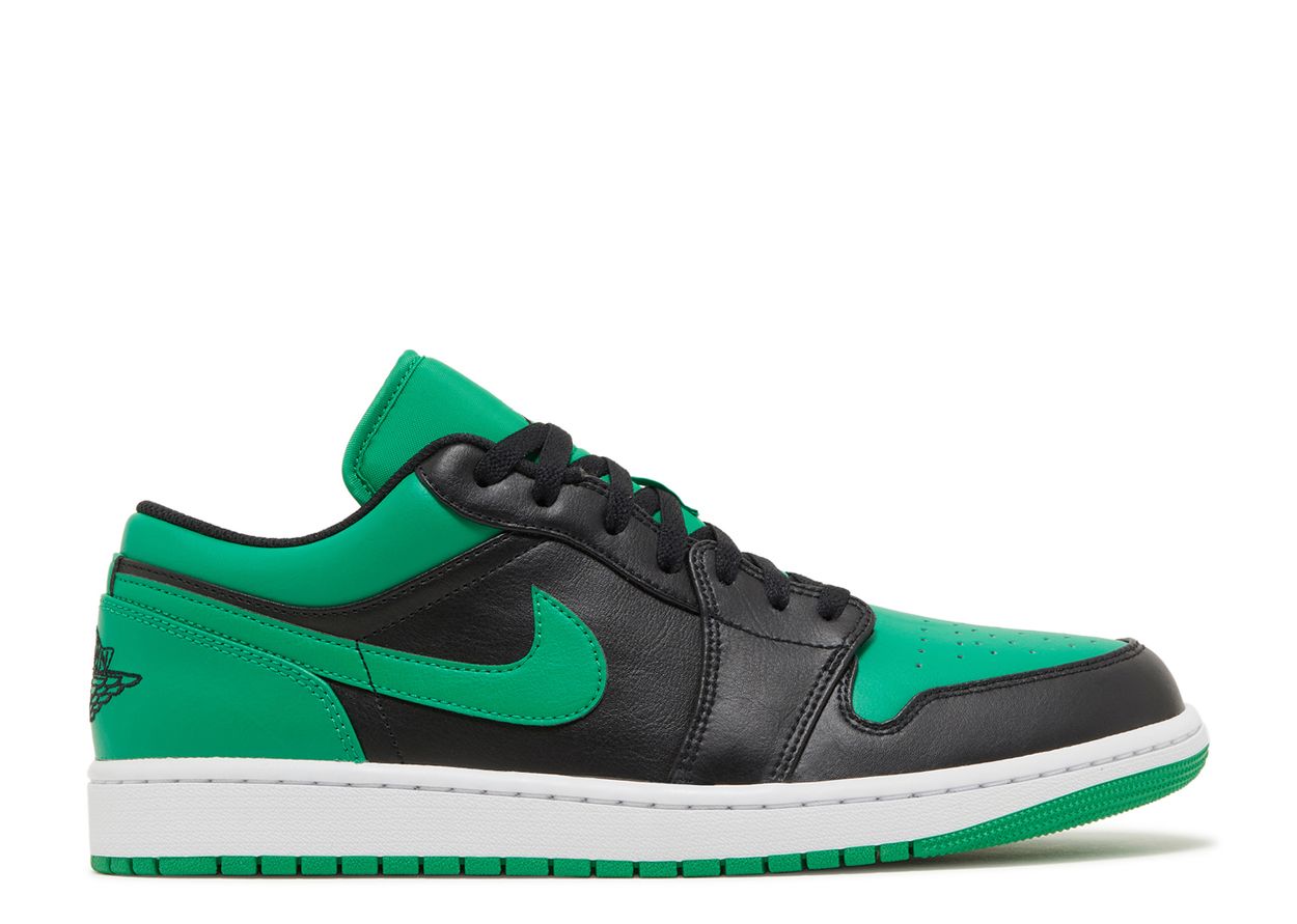 Air Jordan 1 Low 'Black Lucky Green"
