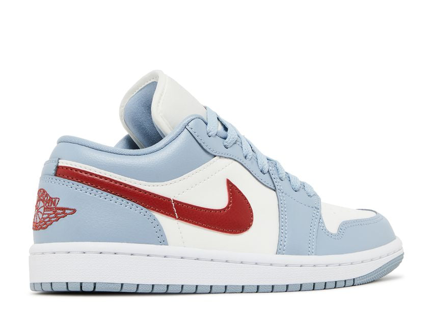 Air Jordan 1 Low "Blue Whisper Dune Red"