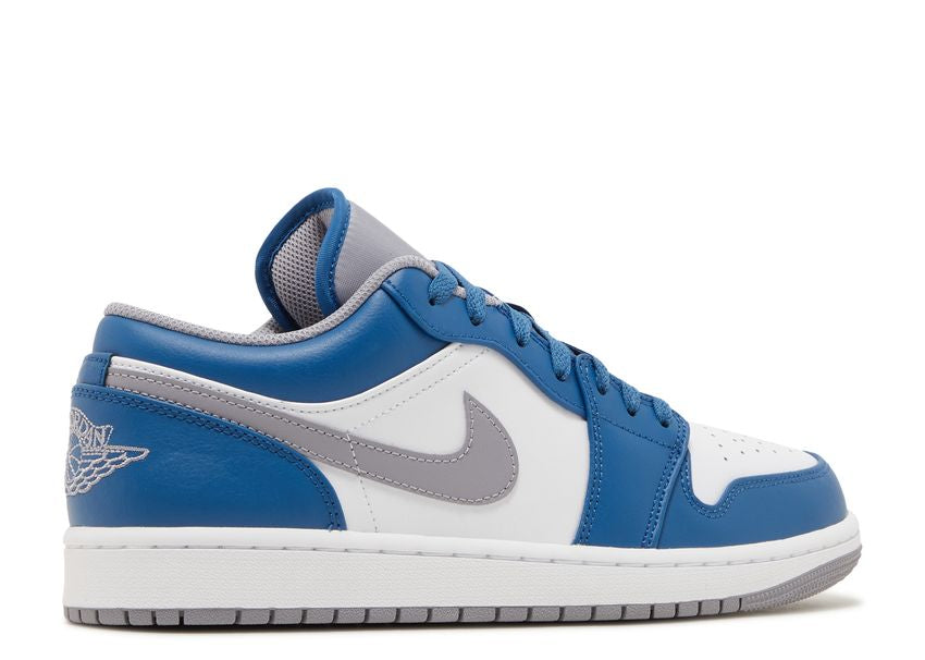Air Jordan 1 Low "True Blue Cement"