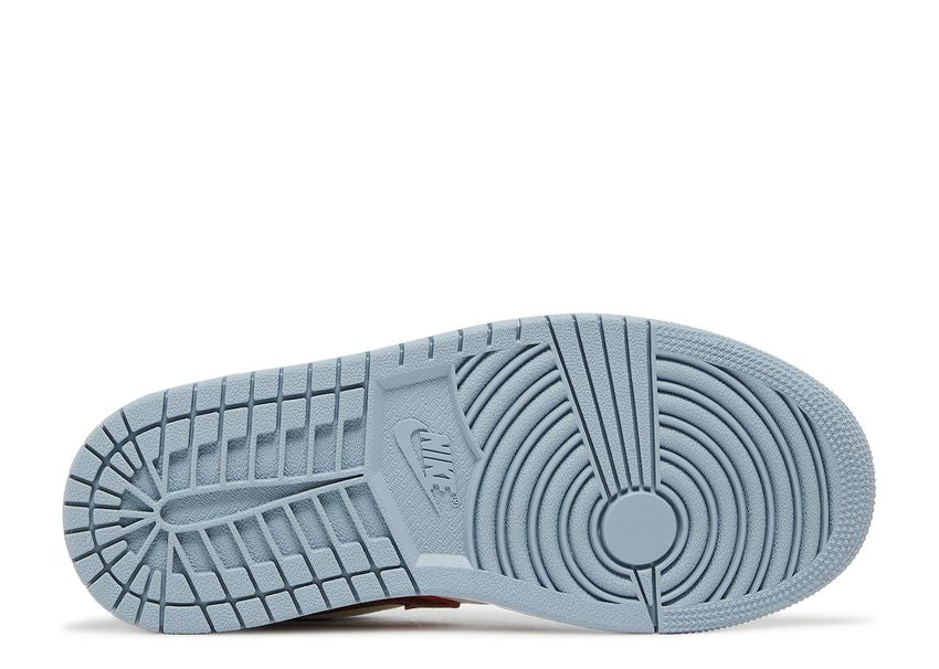 Air Jordan 1 Low "Blue Whisper Dune Red"