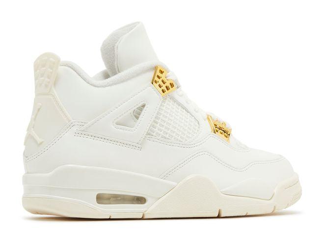Wmns Jordan 4 Retro 'Metallic Gold'
