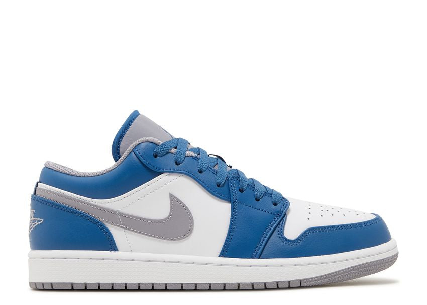 Air Jordan 1 Low "True Blue Cement"
