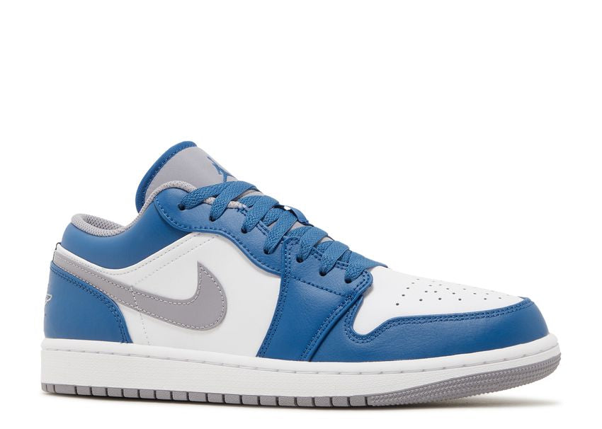 Air Jordan 1 Low "True Blue Cement"